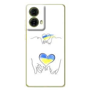 Чохол для Патріота України Motorola MOTO G85 - (AlphaPrint) (Мир Україні)