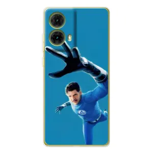 Чохол з принтом Фантастична четвірка для Motorola MOTO G85 (Містер Фантастік супергерой)