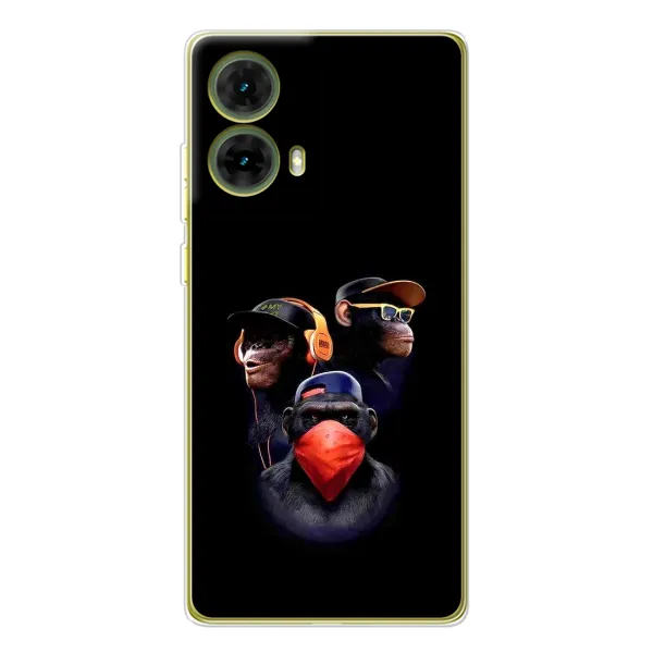 Чехол с принтом «Три обезьяны» для Motorola MOTO G85 Чехол с принтом «Три обезьяны» для Motorola MOTO G85