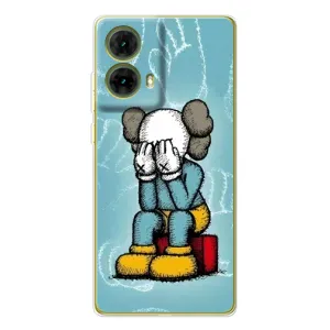 Чохли для Motorola MOTO G85 - Bearbrick Louis Vuitton (PREMIUMPrint) (Плач Bearbrick)