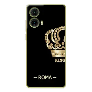 Чохли для Motorola MOTO G85 (VPrint) - Футбольні клуби (Roma)