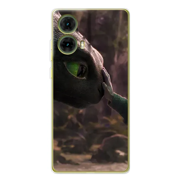 Чехол с принтом «Сцена с драконом» для Motorola MOTO G85