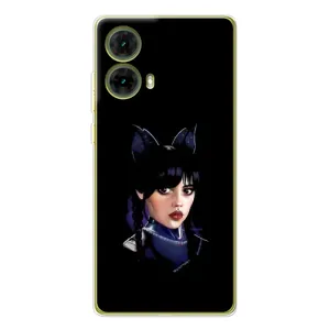 Чохли Венсдей на Motorola MOTO G85 Уенсдей (AlphaPrint)