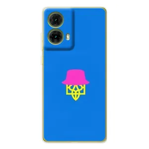 Чохли для Motorola MOTO G85 Укр. Символіка (AlphaPrint) (Шапка на гербу)
