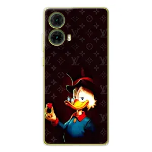 Чехли для Motorola MOTO G85 - Скрудж МакДак Louis Vuitton (PREMIUMPrint) (Скрудж з ботліантом)