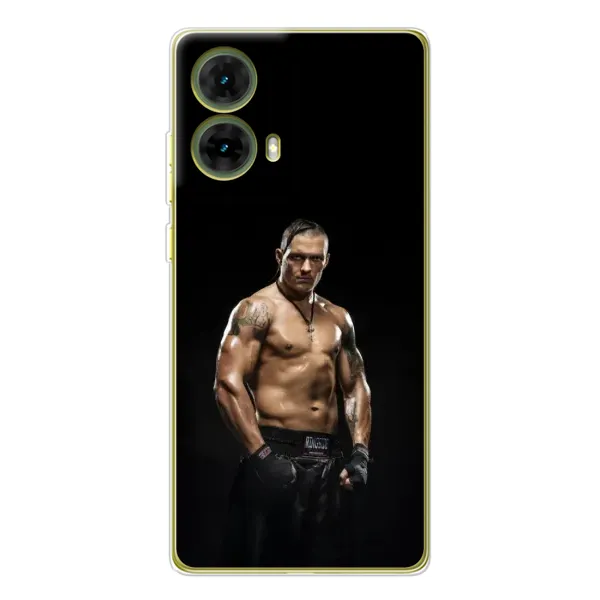 Чехол с принтом «Чемпион Александр Усик» для Motorola MOTO G85