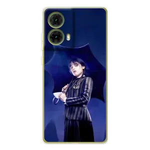 Силіконовий чохол з картинкою для Motorola MOTO G85 (Венсдей)