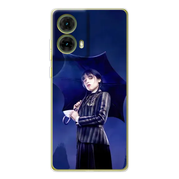 Чехол с принтом «Венсдей» для Motorola MOTO G85