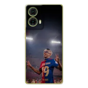 Чохол з принтом «Ямаль на стадіоні» для Motorola MOTO G85