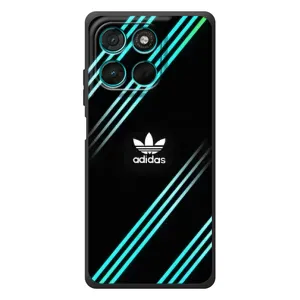 Чохли Адидас для Motorola MOTO G86 Power (AlphaPrint) (Адідас з полосами)