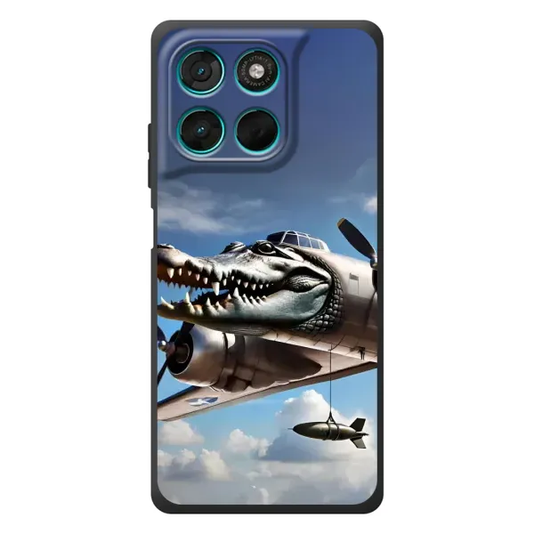 Чохол з принтом «Бомбардіро крокоділо» для Motorola MOTO G86 Power