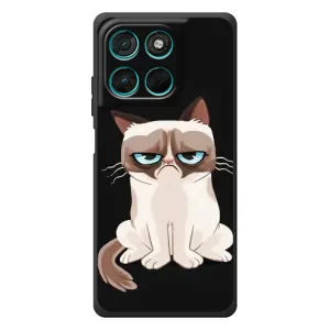 Чохол з принтом «Сумний кіт» для Motorola MOTO G86 Power