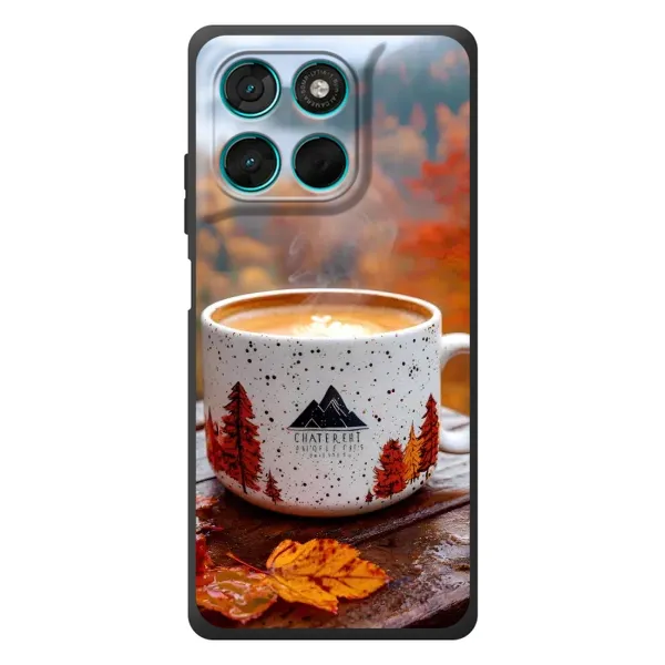 Чехол с принтом «Кофе на природе» для Motorola MOTO G86 Power Чехол с принтом «Кофе на природе» для Motorola MOTO G86 Power