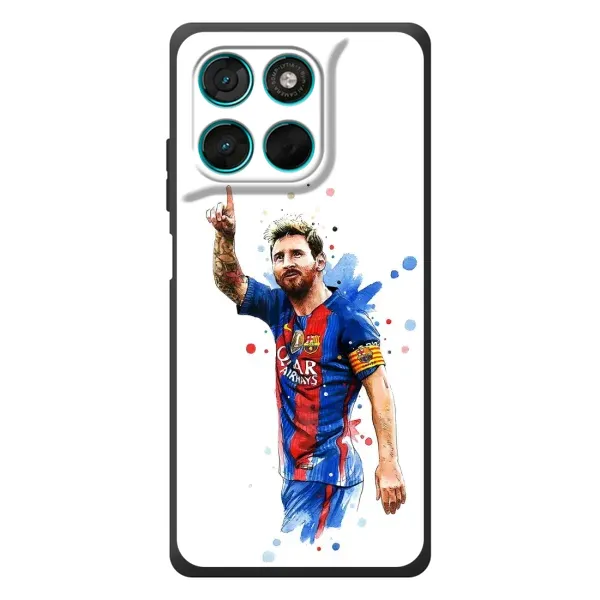 Чехол с принтом «Лео Месси» для Motorola MOTO G86 Power