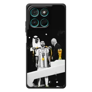 Чохли для Motorola MOTO G86 Power (Leo чемпіон) (AlphaPrint) (Мессі коронований)
