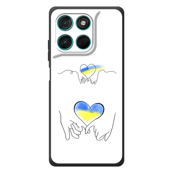 Чохол з принтом «Мир Україні» для Motorola MOTO G86 Power