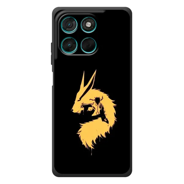 Чохол з принтом «силует Курама Наруто» для Motorola MOTO G86 Power