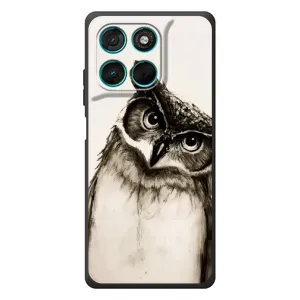 Чохол з пташками на Motorola MOTO G86 Power (VPrint) (Сова)