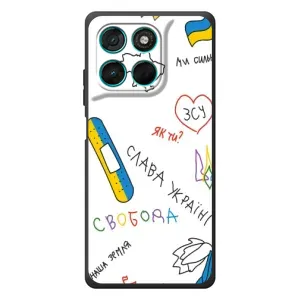 Чохол з принтом «Стикер» для Motorola MOTO G86 Power
