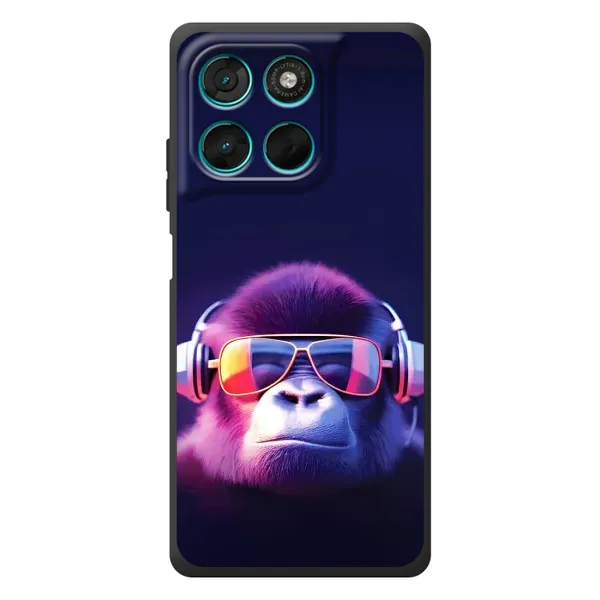 Чохол з принтом «Стильна мавпа» для Motorola MOTO G86 Power