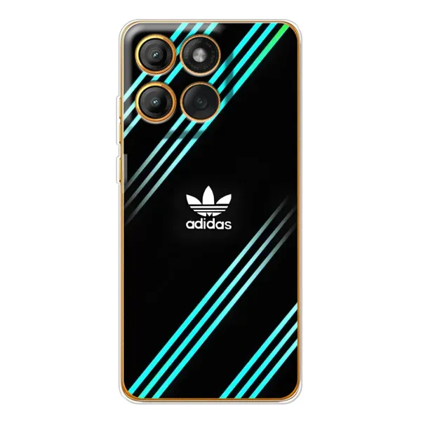Чохол з принтом «Адідас з полосами» для Motorola MOTO G86