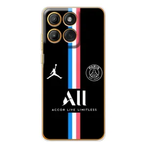 Чехлы PSG для Motorola MOTO G86 (AlphaPrint) (футболка ПСЖ)