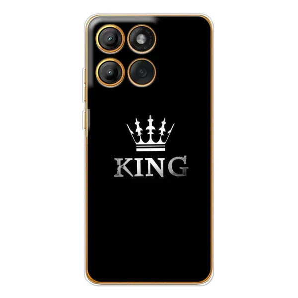 Чехол с принтом «KING» для Motorola MOTO G86