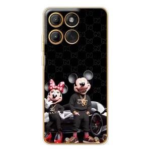 Чехол Disney Mouse Motorola MOTO G86 (PREMIUMPrint) (Семья Маусов)