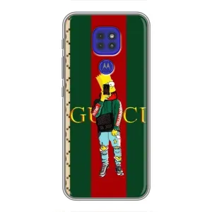 Чохол з принтом «Барт ГУЧЧІ» для Motorola MOTO G9 Play