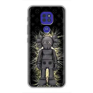 Чохол з принтом «Bearbrick LV» для Motorola MOTO G9 Play