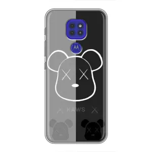 Чохол з принтом «БеарБрік очі» для Motorola MOTO G9 Play