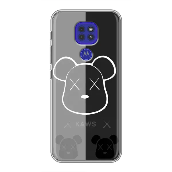 Чохол з принтом «БеарБрік очі» для Motorola MOTO G9 Play