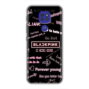 Чехол с принтом «BLACKPINK» для Motorola MOTO G9 Play