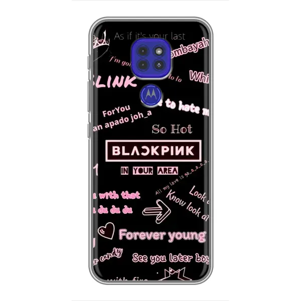 Чехол с принтом «BLACKPINK» для Motorola MOTO G9 Play