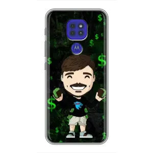 Чохол з принтом «Блогер Beast» для Motorola MOTO G9 Play