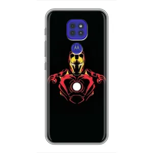 Чехлы с героями Марвел Motorola MOTO G9 Play (VPrint) (Человек железный)