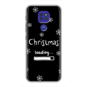 Чехол с принтом «Christmas loading» для Motorola MOTO G9 Play