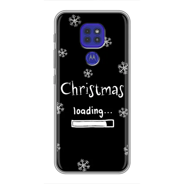 Чехол с принтом «Christmas loading» для Motorola MOTO G9 Play