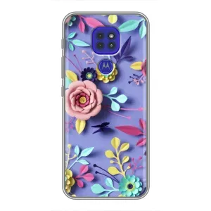 Чохли з квітами для Motorola MOTO G9 Play (VPrint) (Дизайн квітів)