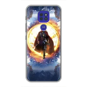 Чехлы с героями Марвел Motorola MOTO G9 Play (VPrint) (Доктор Стрендж)