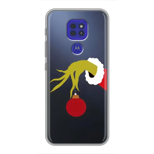 Чохол з принтом «Грінч з іграшкою» для Motorola MOTO G9 Play