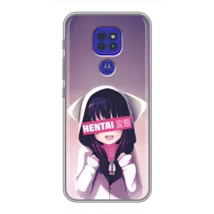 Чехол с принтом «Hentai chan» для Motorola MOTO G9 Play