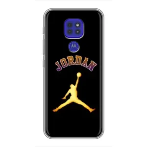 Чохли для Motorola MOTO G9 Play - з картинкою JORDAN (AlphaPrint) (Jordan Gold)