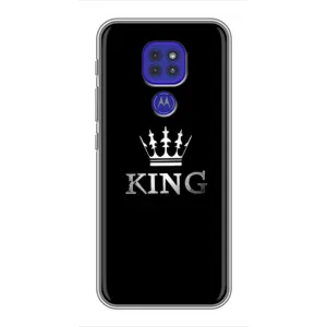 Чохол з принтом «KING» для Motorola MOTO G9 Play