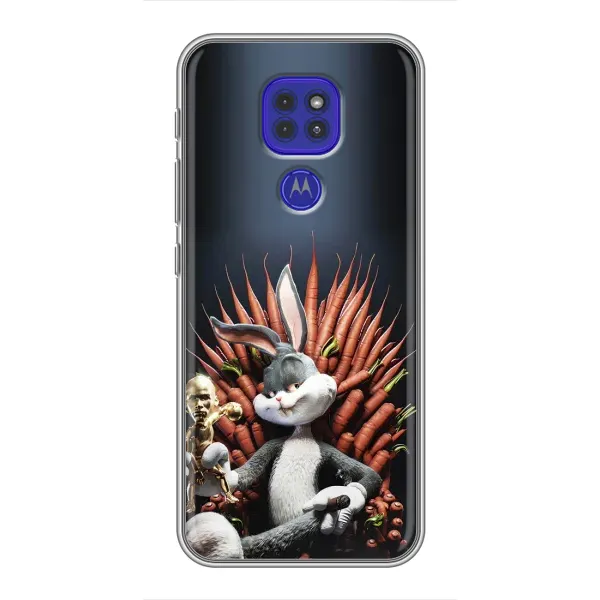 Чохол з принтом «Король Кролик» для Motorola MOTO G9 Play