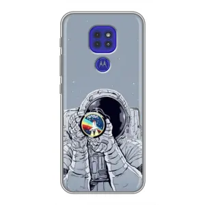Чохол NASA для Motorola MOTO G9 Play (AlphaPrint) (Космонавт фото)