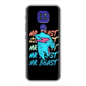 Чохол з принтом «logo Mr beast» для Motorola MOTO G9 Play