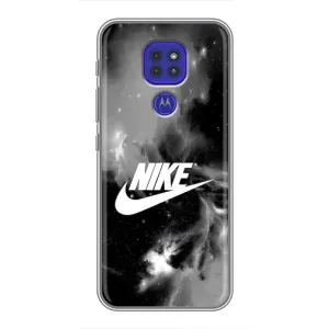Чохол для Motorola MOTO G9 Play - з принтом Найк (AlphaPrint) (Лого Найк)