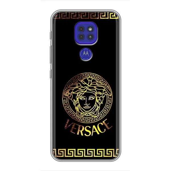 Чохол з принтом «Logo Versace» для Motorola MOTO G9 Play Чохол з принтом «Logo Versace» для Motorola MOTO G9 Play