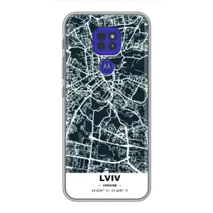 Чехол с принтом «Львов» для Motorola MOTO G9 Play